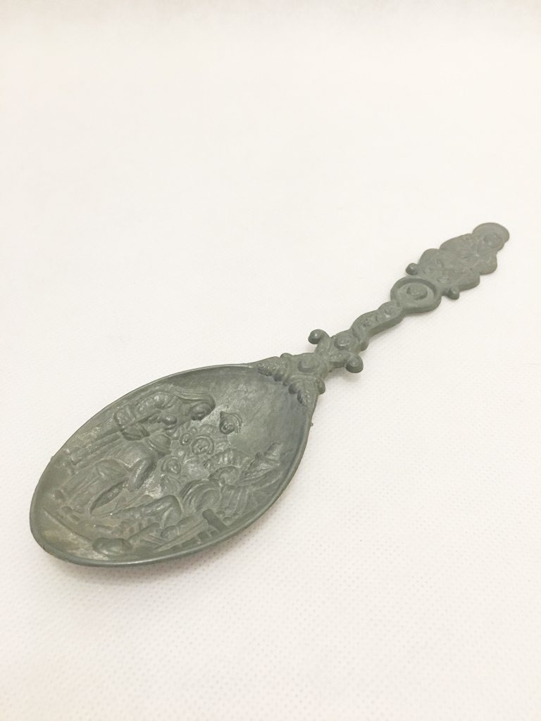 Antique Pewter Spoon
