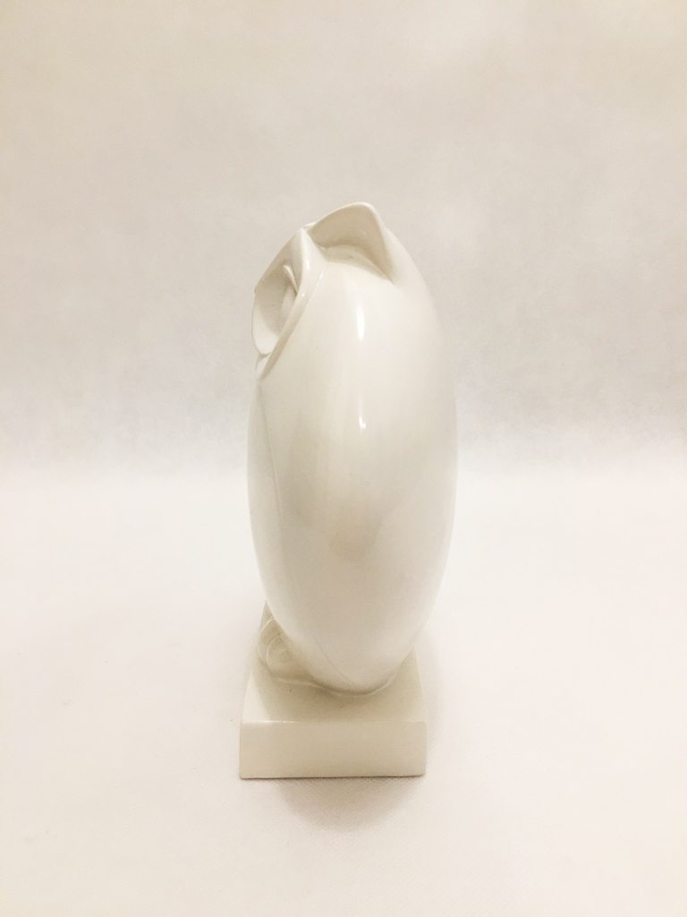 White Porcelain Owl Ornament 2