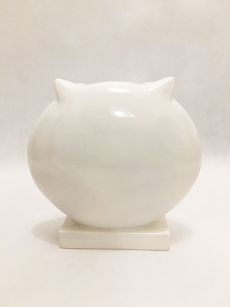 White Porcelain Owl Ornament 2