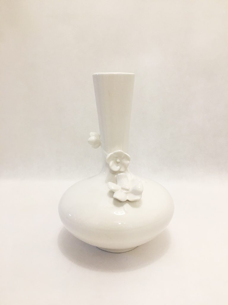 White Porcelain Flower Vase